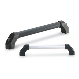 poignée étrier / tubulaire / en aluminium / courbée