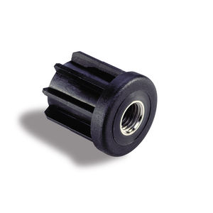 bouchon rond / fileté / en polyamide / pour tubes