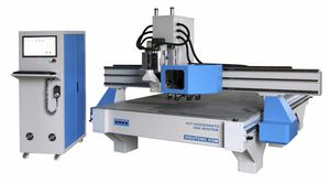 détoureuse CNC / 3 axes / à une broche / à bois