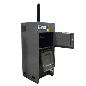 compacteur de déchets stationnaire / pour produits alimentaires / pour conteneur à déchets / hydraulique