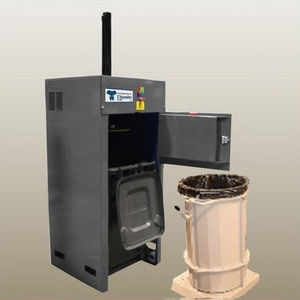 compacteur de déchets stationnaire / pour produits alimentaires / pour conteneur à déchets / hydraulique