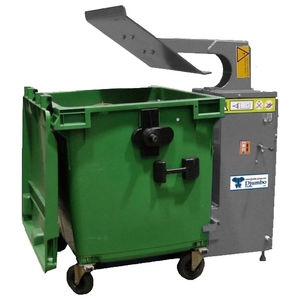 compacteur de déchets stationnaire / mélangé / pour conteneur à déchets