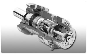 actionneur rotatif / hydraulique / à double effet / compact