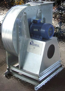 ventilateur centrifuge / d'évacuation / en métal / à entraînement par courroie