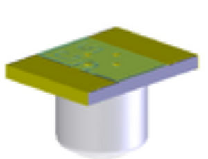 LED infrarouge / subminiature / carrée / SMD