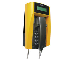 téléphone analogique / d'urgence / résistant aux intempéries