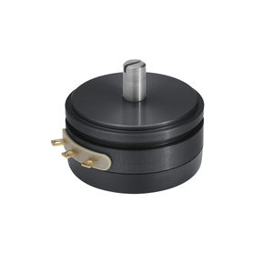 capteur de position rotatif / à potentiomètre à plastique conducteur / de précision