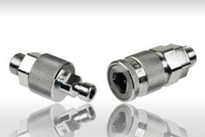 raccord rapide / droit / hydraulique / pour air comprimé