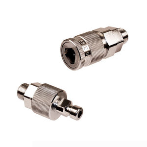 raccord rapide / droit / hydraulique / pour air comprimé