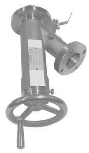 vanne avec volant / de prélèvement / pour produits chimiques / de fond de cuve