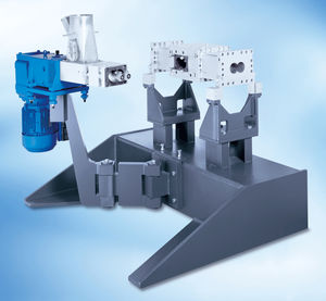 alimentateur bi-vis / motorisé / pour extrudeuse