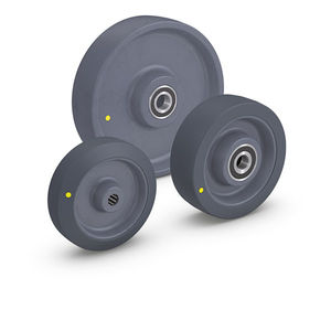 roue monobloc / en thermoplastique / en polyamide / pour fortes charges