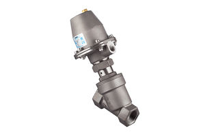 vanne à piston / pour vapeur / à air / de contrôle