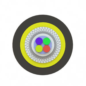 câble optique de données / d'alimentation / armé / flexible