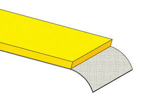 courroie de transmission plate / enduite polyuréthane