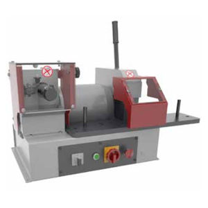 machine de découpe de caoutchouc / à lame rotative / de tuyau flexible / compacte