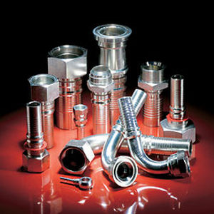 raccord à sertir / droit / en inox / hydraulique