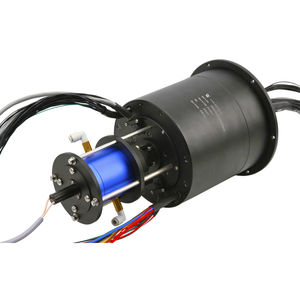 collecteur tournant électro-optique / via Ethernet / HDMI / arbre traversant
