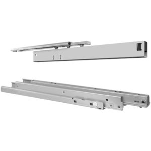 glissière à extension totale / télescopique / à billes / en acier