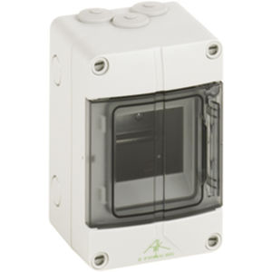 coffret électrique modulaire / en polycarbonate / pour distribution électrique / préassemblé