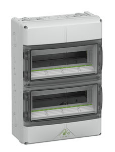 coffret électrique en polycarbonate / pré-assemblé / pour distribution électrique