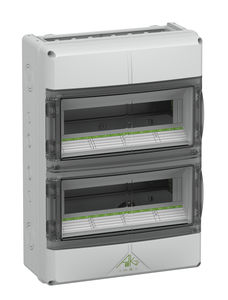 coffret électrique pour distribution électrique / en polycarbonate / pré-assemblé