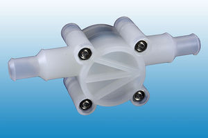 débitmètre à turbine Pelton / pour eau / en plastique / en ligne