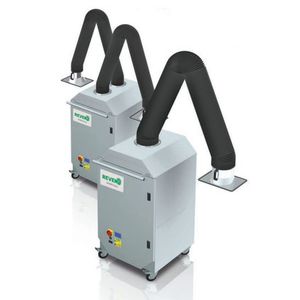 aspirateur de fumée mobile / de soudage / à cyclone / avec bras d'aspiration