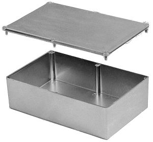 boîtier à bride / rectangulaire / en fonte d'aluminium / pour l'instrumentation