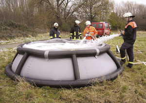 réservoir en PVC / souple / ouvert / de stockage