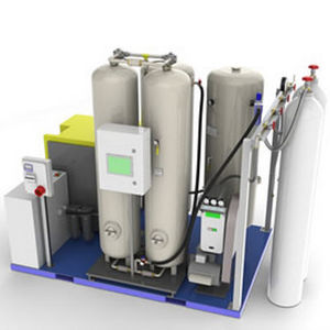 système de remplissage multi contenant / automatique / de bouteilles d'oxygène / compact