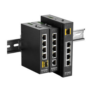 commutateur Ethernet non administrable / 4 ports / Gigabit Ethernet / sur rail DIN