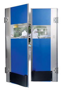 portes battantes / pour salles blanches / en polycarbonate