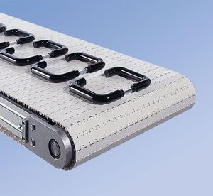 convoyeur à bande modulaire / pour l'industrie agroalimentaire / modulaire / horizontal
