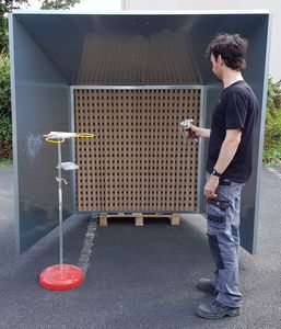 cabine de peinture ouverte / pour pièces détachées / pour applications ferroviaires / pour l'industrie du bois