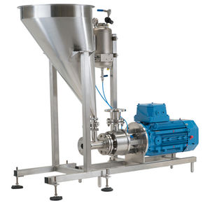 mélangeur rotor-stator / continu / de poudre / pour l'industrie chimique