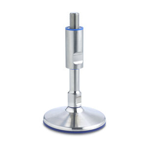 pied de machine / en acier inoxydable / pour applications hygiéniques / sans trous de fixation