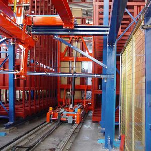 magasin automatique vertical / pour barres en fer / haute densité / pour tôle