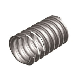 gaine de ventilation flexible / en PVC / ignifuge / spiralée