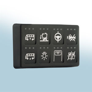 clavier numérique 8 touches / encastrable / en caoutchouc silicone / CAN-Bus