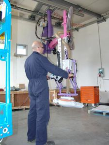 manipulateur pneumatique / sous vide / de sacs / de transport