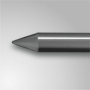fibre optique équipée d'une lentille / conique