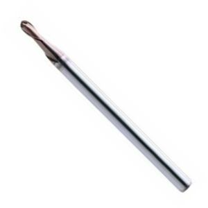 fraise hémisphérique / carbure monobloc / d'ébauche / pour acier trempé