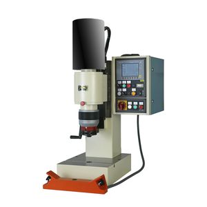 machine de rivetage semi-automatique / pneumatique / radiale / d'établi
