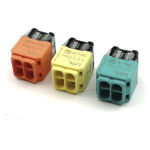 bloc de jonction push-in / sans vis / à ressort / à connexion rapide