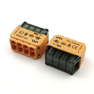 bloc de jonction push-in / sans vis / à ressort / à connexion rapide