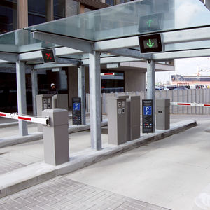 barrière de parking / levante / avec système de paiement / métal