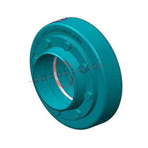raccord à bride / droit / hydraulique / pneumatique