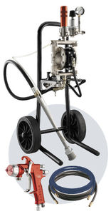 pompe pour colle / pneumatique / auto-amorçante / à double membrane