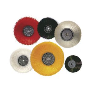 brosse circulaire / de nettoyage / en synthétique / pour balayeuse